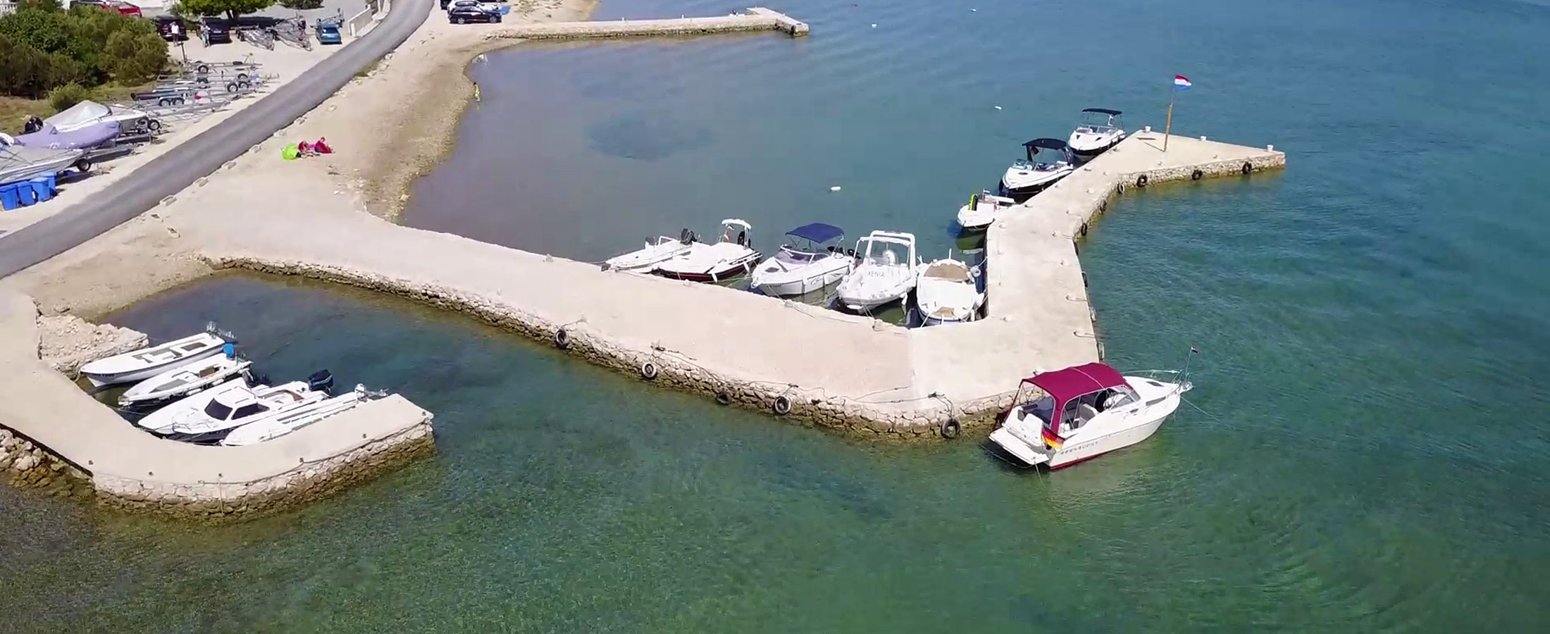 Bootsliegeplatz Bootssteg Bootsanleger